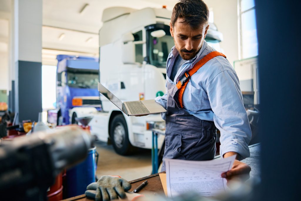mechanic going through checklist while working in 2026 01 07 02 28 09 utc